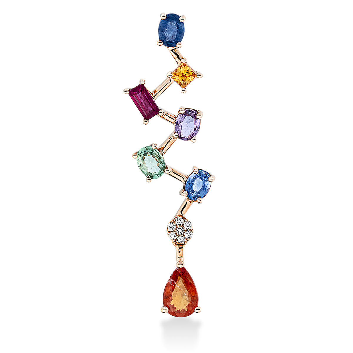 Rainbow & Multicolor Wisiorek - 3G682