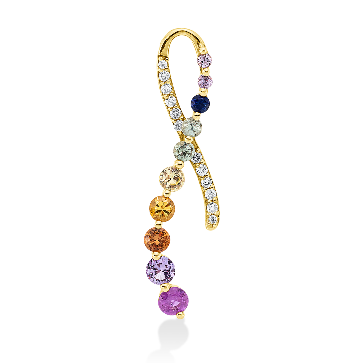 Rainbow & Multicolor Wisiorek - 3I707