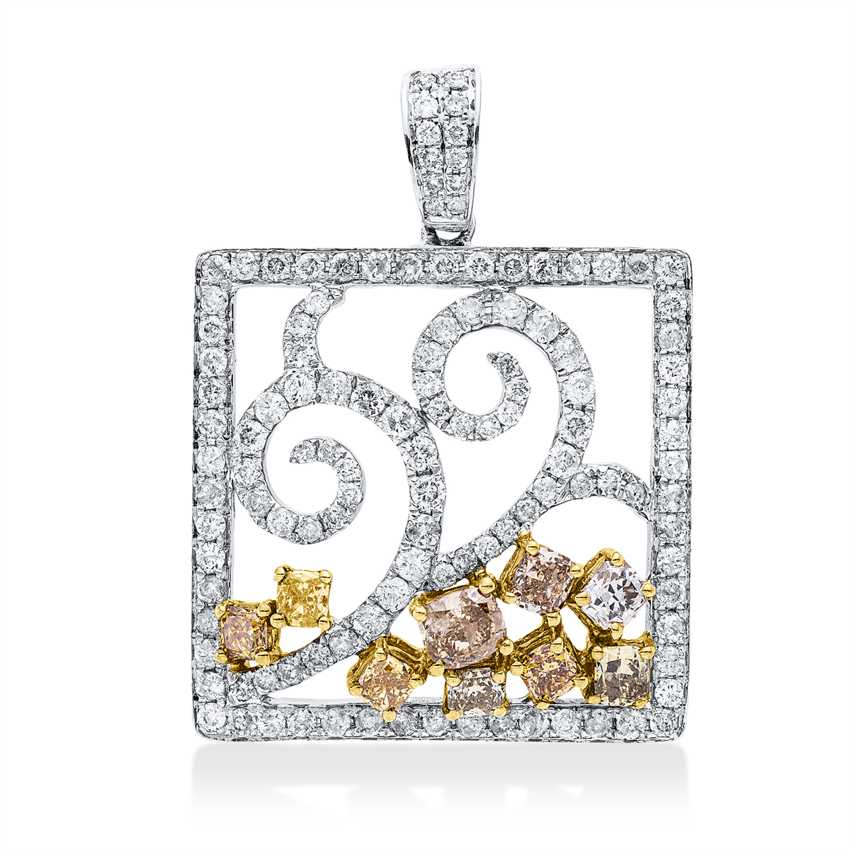 Farbiger Diamant Wisiorek - 3I780