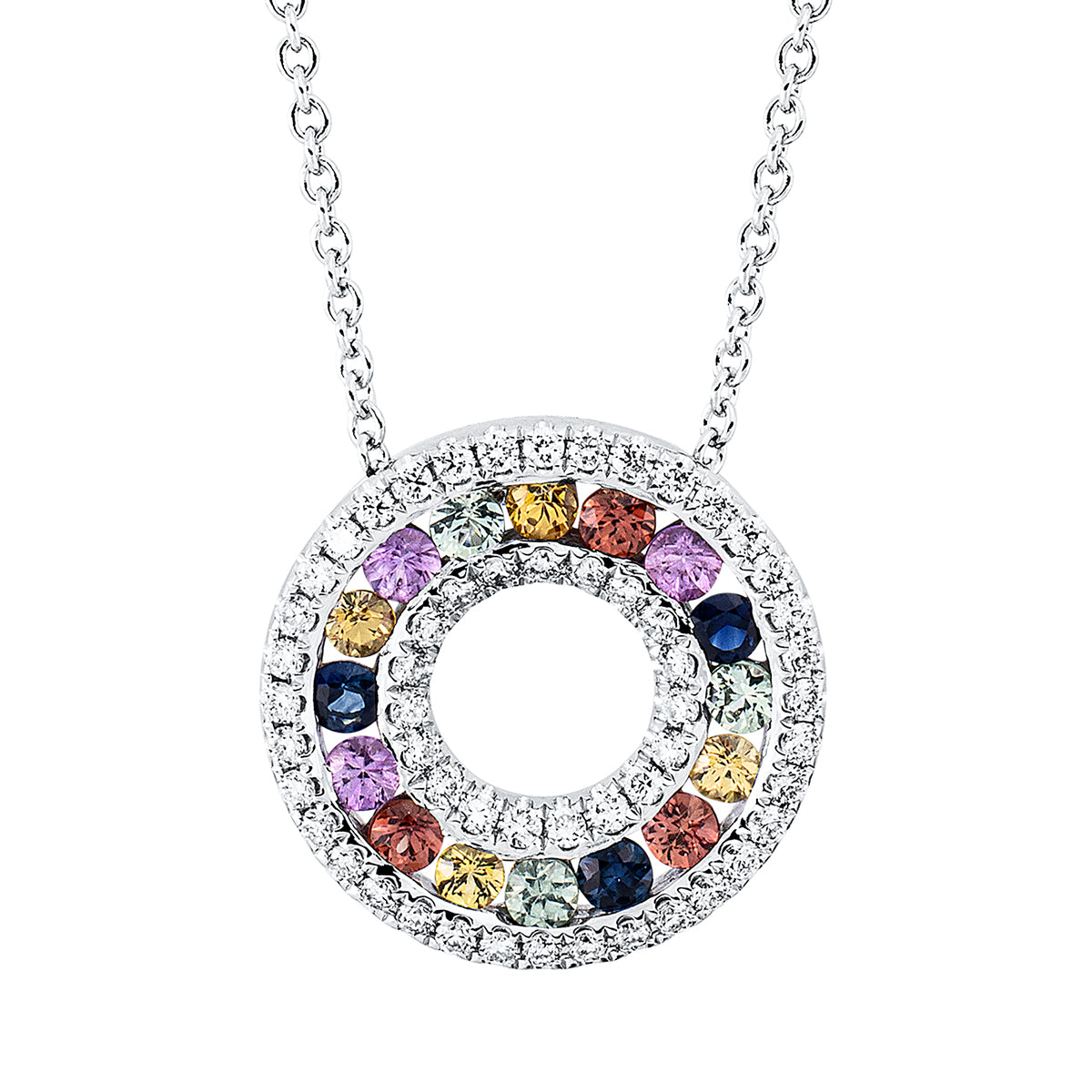 Rainbow & Multicolor Naszyjnik - 4L044