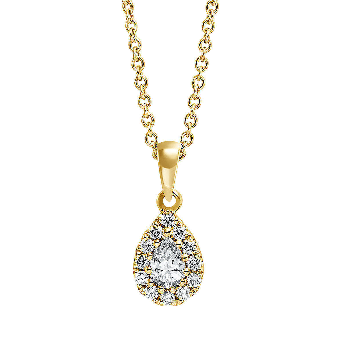 Solitaire mit Besatz Naszyjnik - 4L475-K