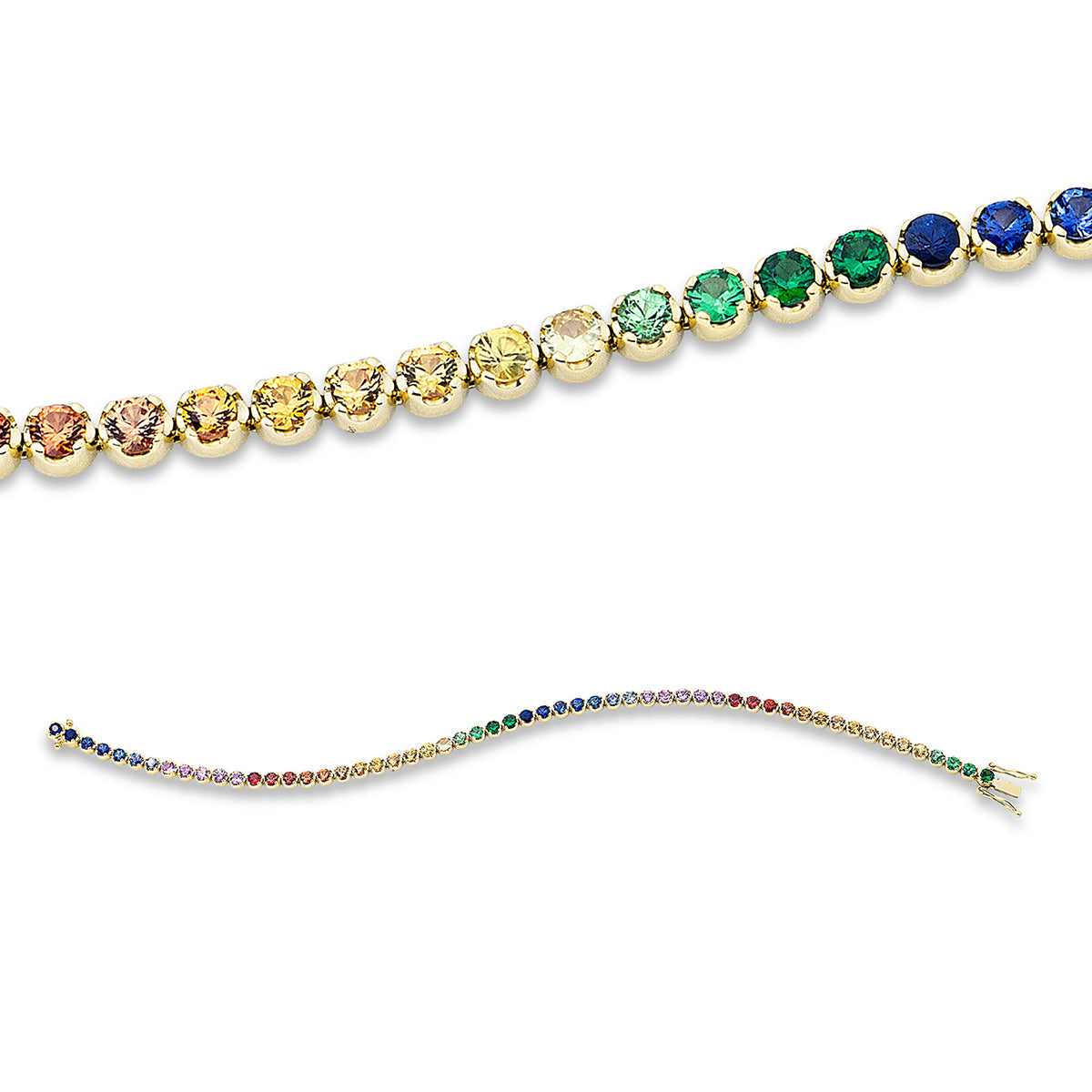 Rainbow & Multicolor Bransoletka - 5B770-K