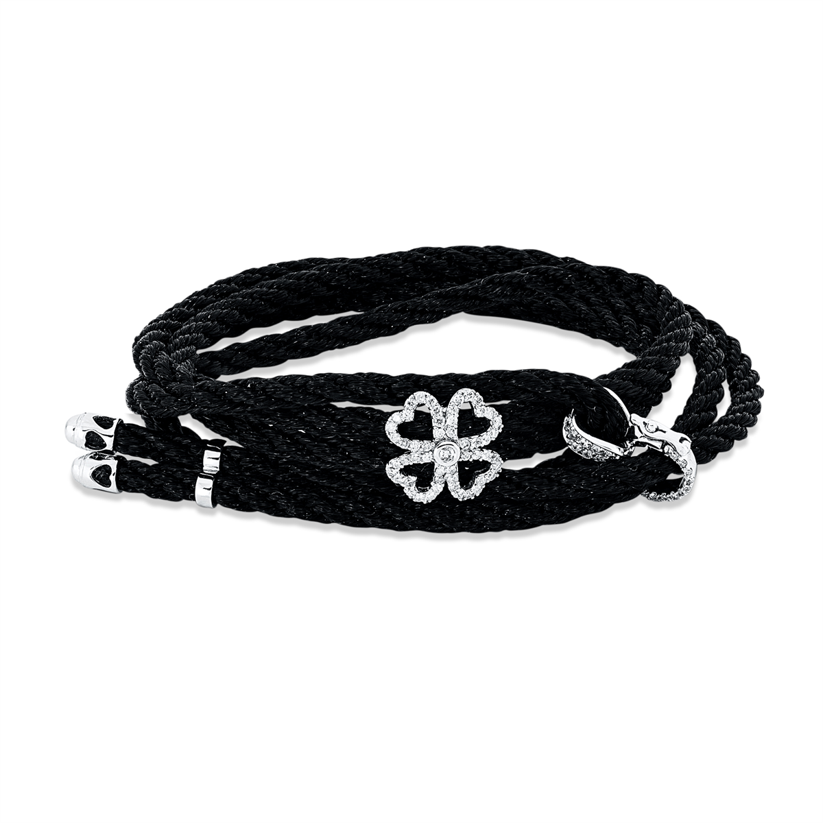 Leder- & Stoffband Bransoletka - 5G719
