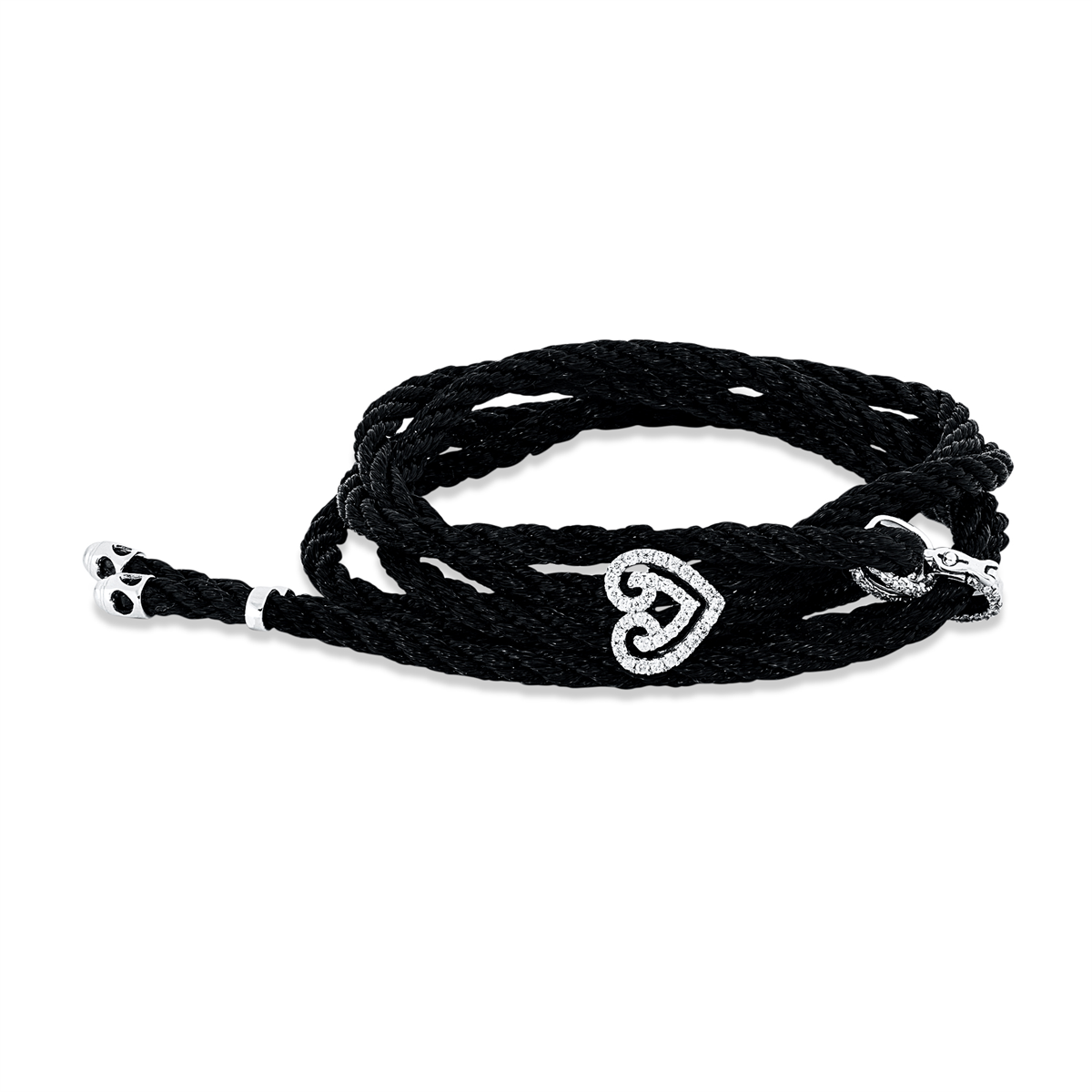 Leder- & Stoffband Bransoletka - 5G721