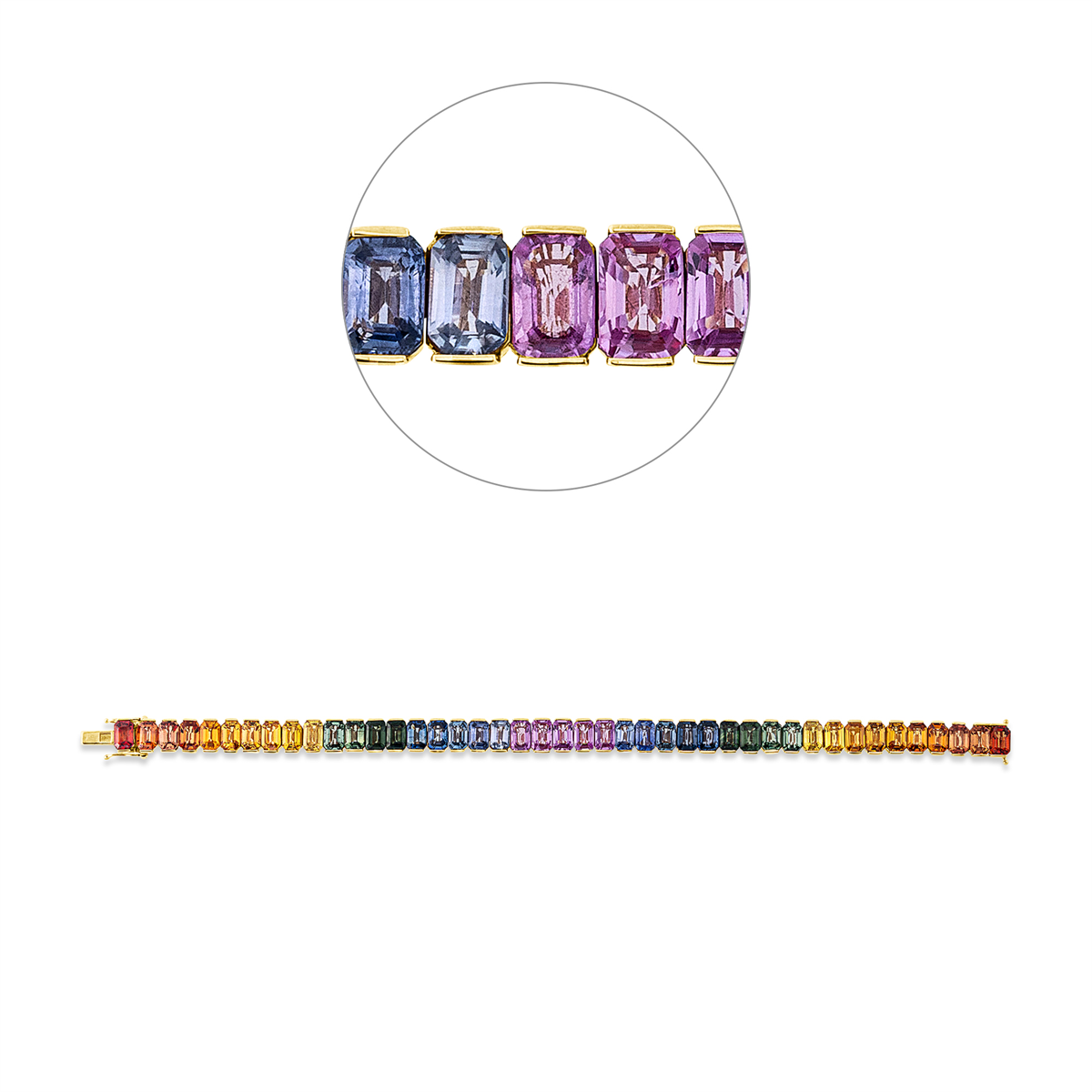 Rainbow & Multicolor Bransoletka - 5G763