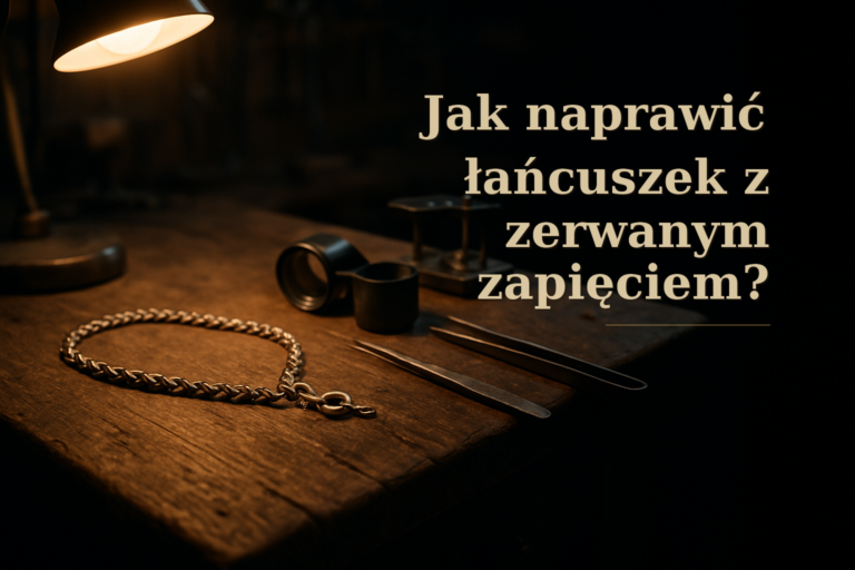Jak naprawić łańcuszek z zerwanym zapięciem?