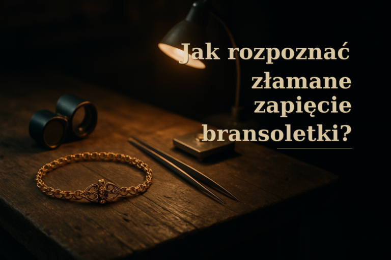 Jak rozpoznać złamane zapięcie bransoletki?