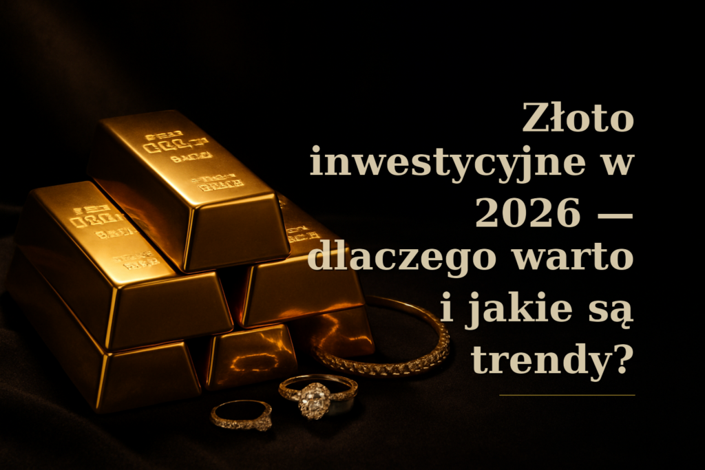 Złoto inwestycyjne w 2026 — dlaczego warto i jakie są trendy?