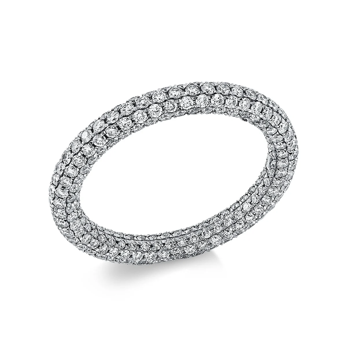 Pavé Pierścionek - 1DT89