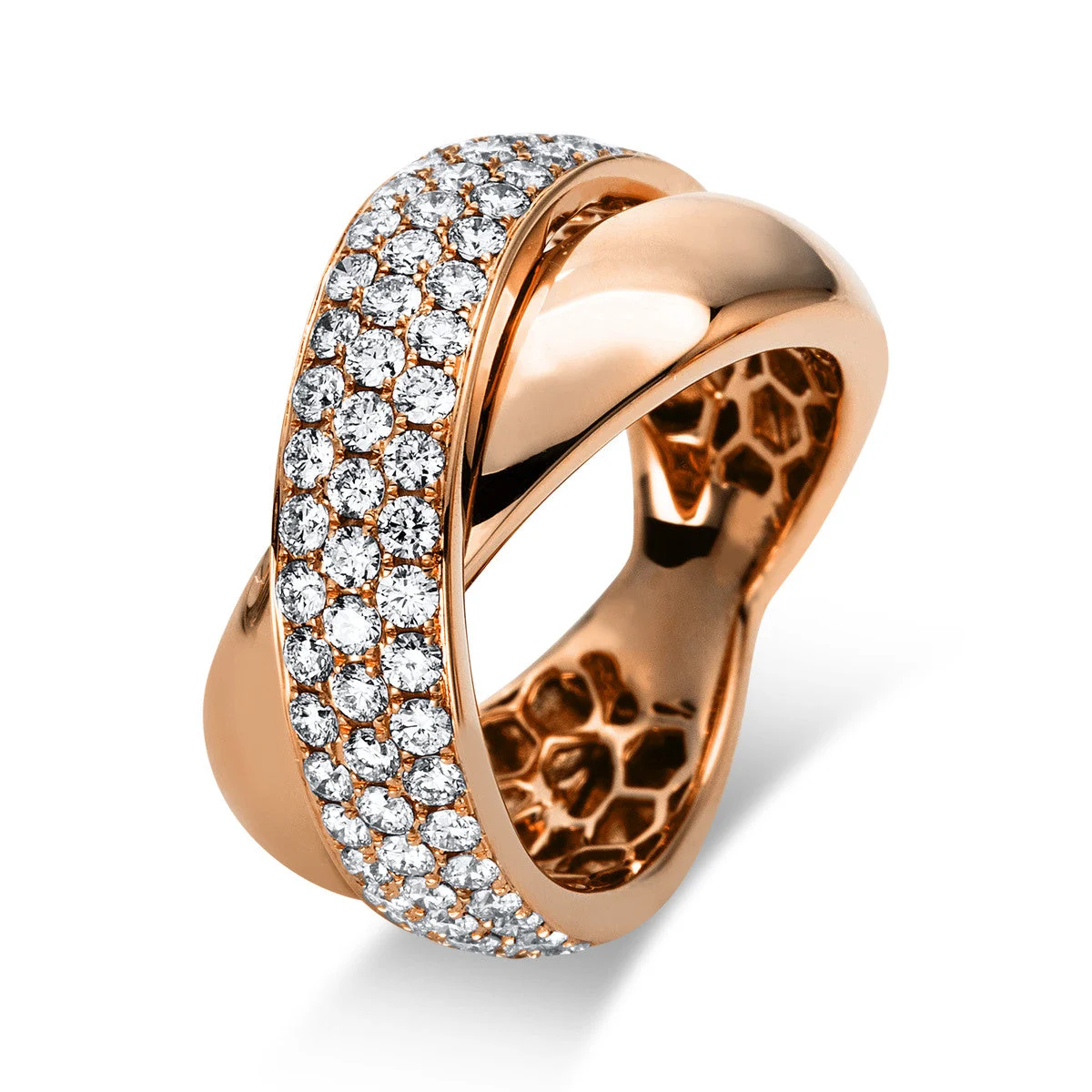 Pavé Pierścionek - 1O810