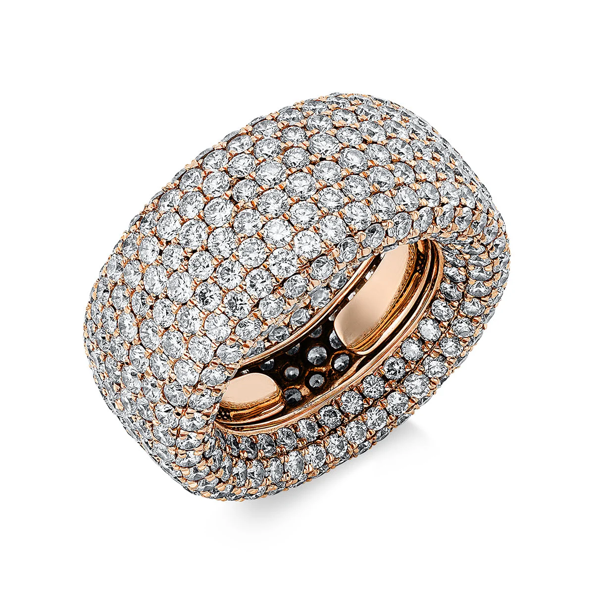 Pavé Pierścionek - 1W085