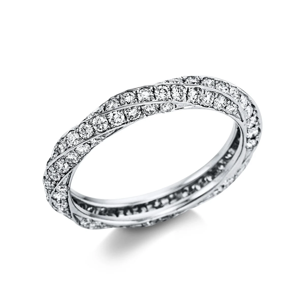 Pavé Pierścionek - 1W341