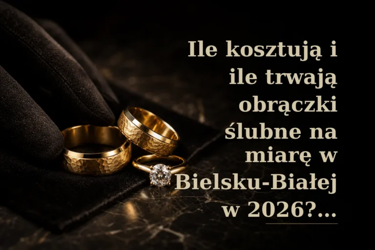 Ile kosztują i ile trwają obrączki ślubne na miarę w Bielsku‑Białej w 2026? Konkretne terminy i ceny