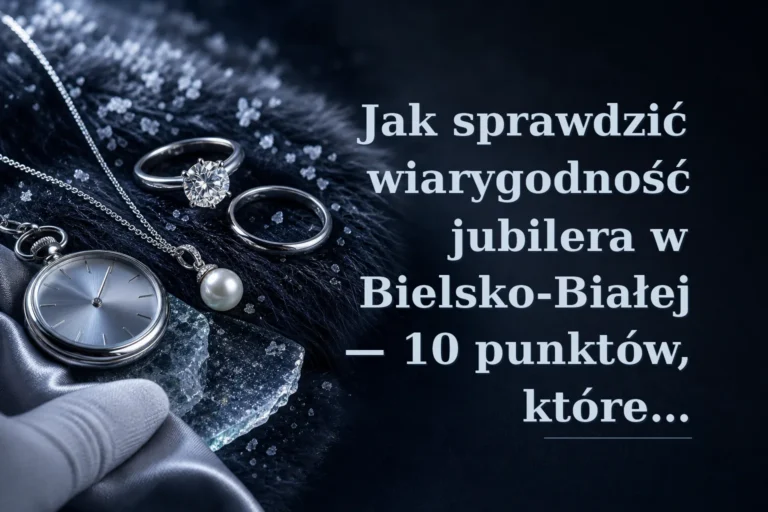 Jak sprawdzić wiarygodność jubilera w Bielsko‑Białej — 10 punktów, które uchronią Cię przed stratą