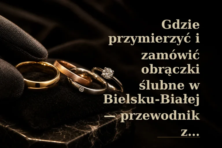Gdzie przymierzyć i zamówić obrączki ślubne w Bielsku-Białej - przewodnik z cenami i terminami (2026)