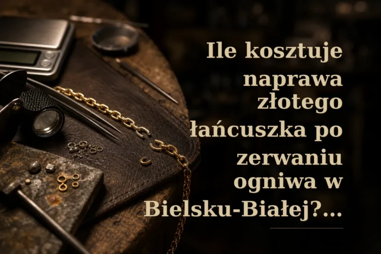 Ile kosztuje naprawa złotego łańcuszka po zerwaniu ogniwa w Bielsku-Białej? Ceny 2026 i kiedy warto wymienić