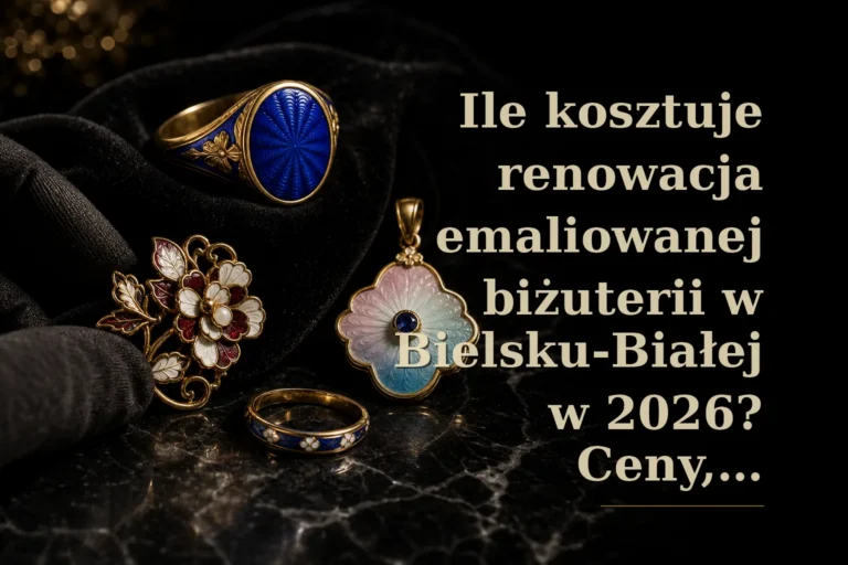 Ile kosztuje renowacja emaliowanej biżuterii w Bielsku-Białej w 2026? Ceny, techniki, ryzyka