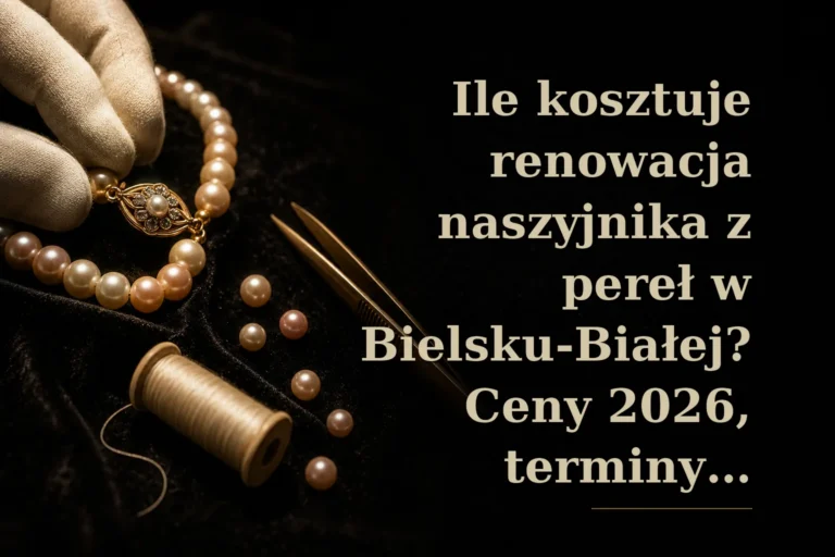Ile kosztuje renowacja naszyjnika z pereł w Bielsku-Białej? Ceny 2026, terminy i bezpieczeństwo
