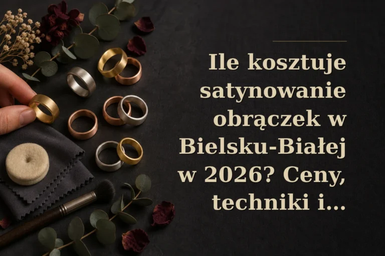 Ile kosztuje satynowanie obrączek w Bielsku-Białej w 2026? Ceny, techniki i realne terminy