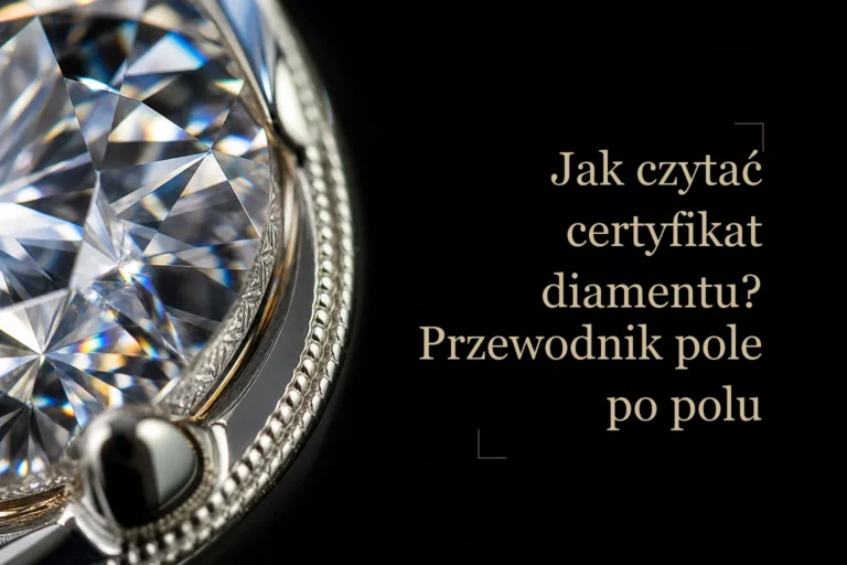 Jak czytać certyfikat diamentu? Przewodnik pole po polu