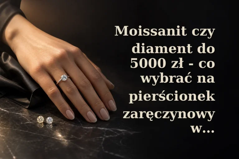 Moissanit czy diament do 5000 zł - co wybrać na pierścionek zaręczynowy w Bielsku-Białej?