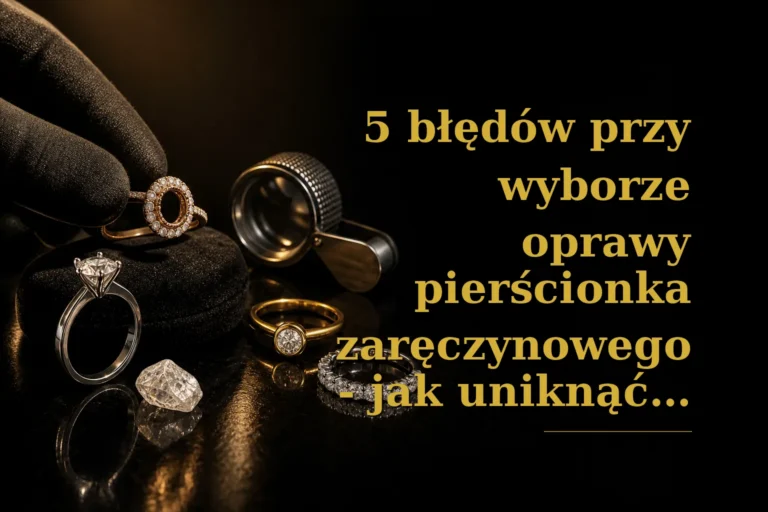 5 błędów przy wyborze oprawy pierścionka zaręczynowego - jak uniknąć kosztownych napraw w 2026
