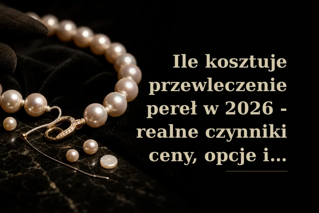 ile kosztuje przewleczenie perel - Ile kosztuje przewleczenie pereł w 2026 - realne czynniki ceny, opcje i bezpieczny serwis