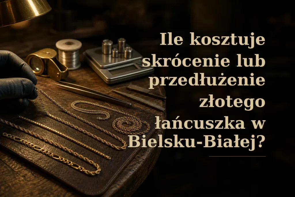 ile kosztuje skrócenie przedłużenie złotego łańcuszka Bielsku-Biała - Ile kosztuje skrócenie lub przedłużenie złotego łańcuszka w Bielsku-Białej?