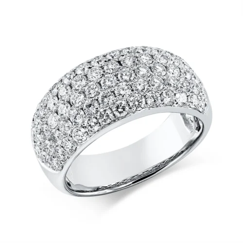 Pavé Pierścionek - 1A899