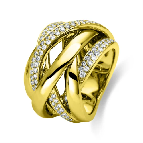 Pavé Pierścionek - 1N337