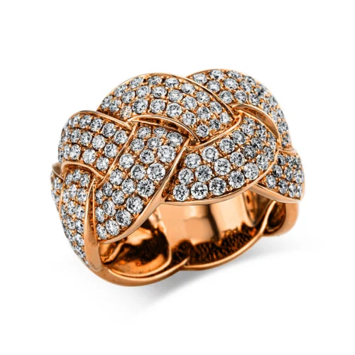 Pavé Pierścionek - 1W963