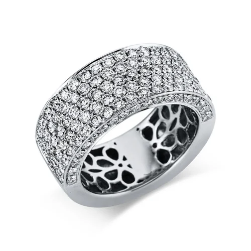 Pavé Pierścionek - 1X523