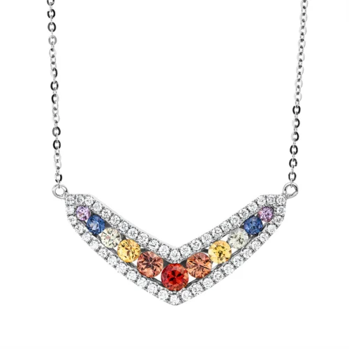 Rainbow & Multicolor Naszyjnik - 4P399