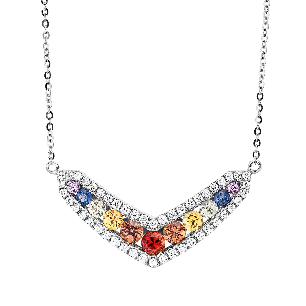 Rainbow & Multicolor Naszyjnik - 4P399