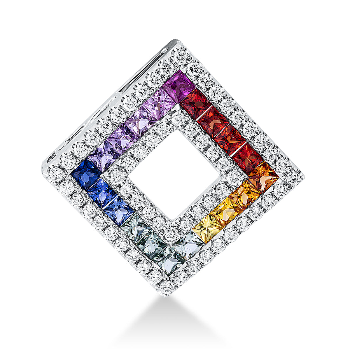 Rainbow & Multicolor Wisiorek - 3G416
