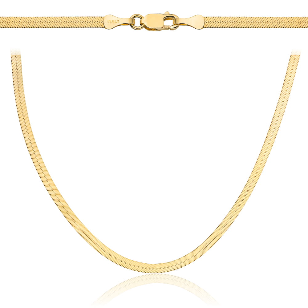 Łańcuch złoty taśma 40cm - 2,5 mm